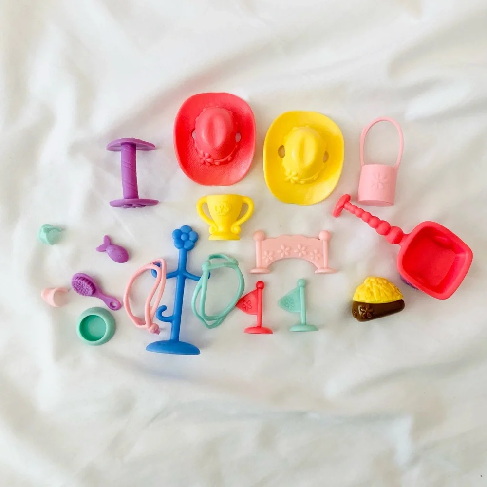 Littlest Pet Shop Raceabout Ranch LPS Horse Playset Accessories Toys